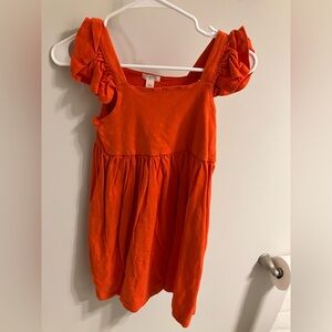 Crewcuts Vibrant Orange Dress - size 8